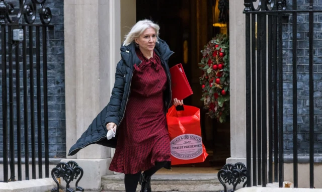 Nadine Dorries leaves Downing Street