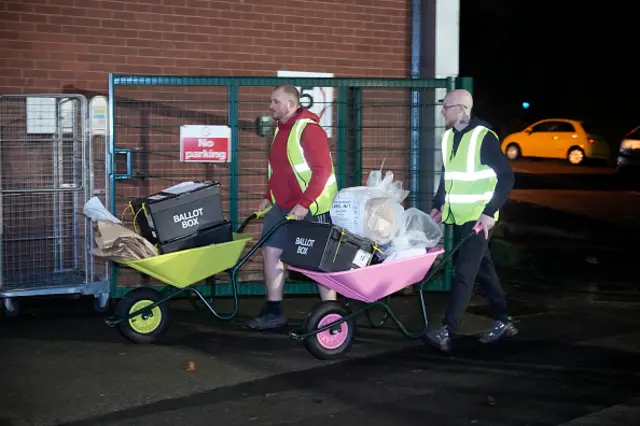 In Tamworth, it is a two-way race between the Conservatives and Labour