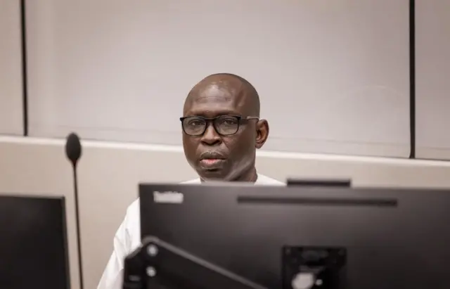 Maxime Mokom in court.