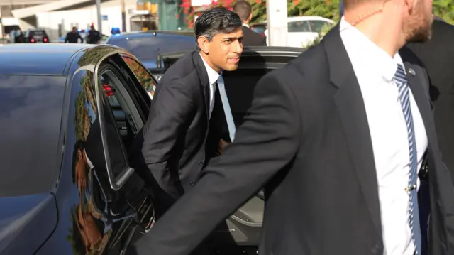 PM Rishi Sunak arrives in Israel