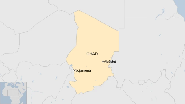 Map of Chad