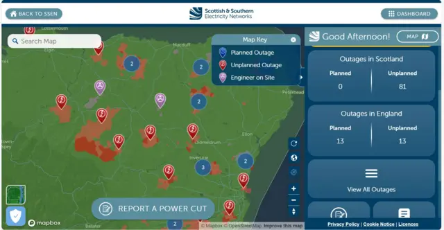 SSEN power map