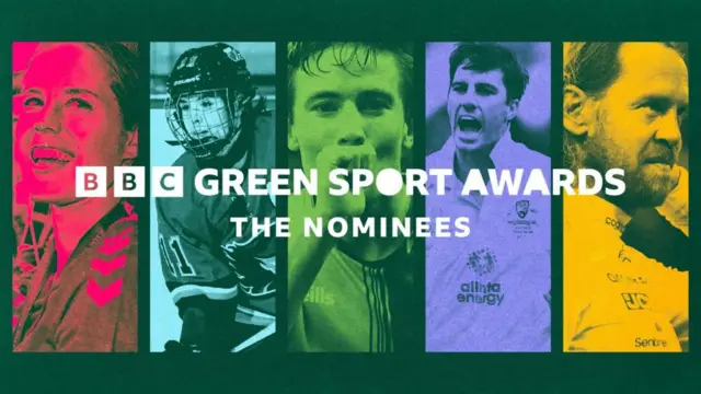 Green Sport Awards nominees graphic