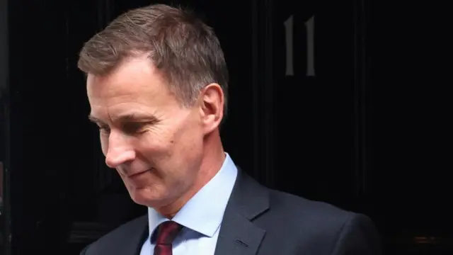 Chancellor Jeremy Hunt