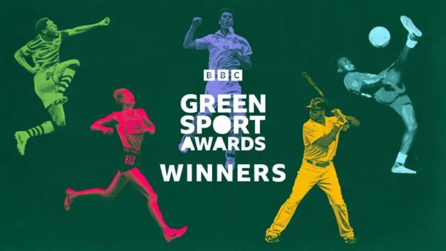 Green Sport Awards winners graphic