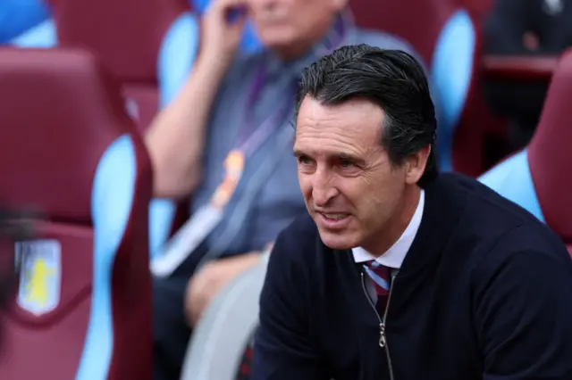 Aston Villa manager Unai Emery