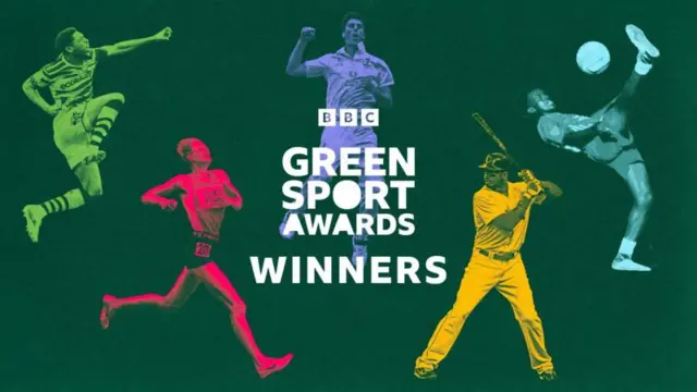 BBC Green Sport Awards winners graphic