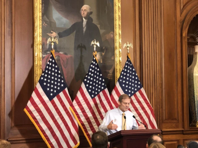 Jim Jordan speaking to reporters