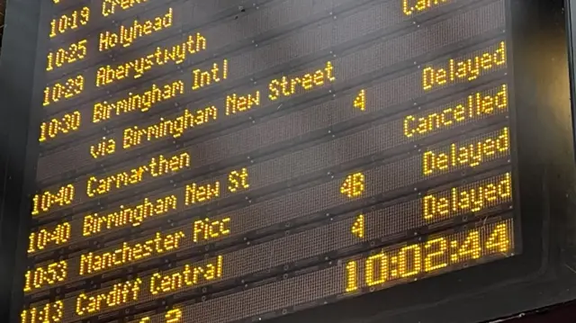 Train sign