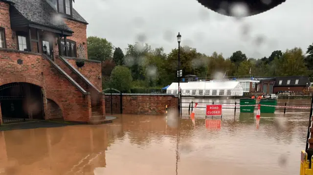 Flooding in Bewdley