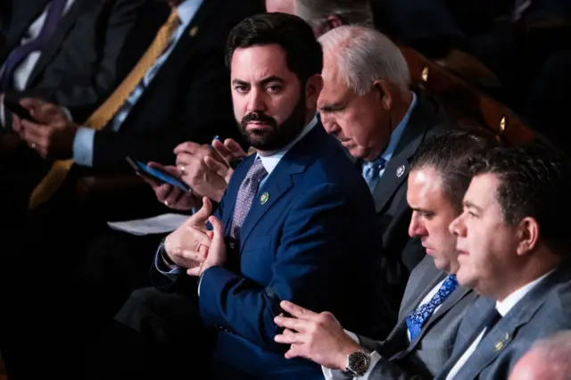 Reps Mike Lawler, Carlos Gimenez and Anthony D'Esposito