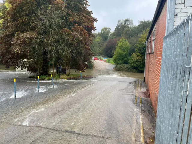 Asher Lane Business Park flooding