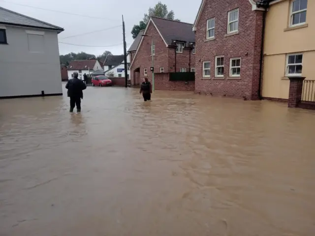 Flooding in Suffolk