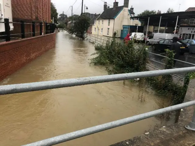 Flooding in Framlingham