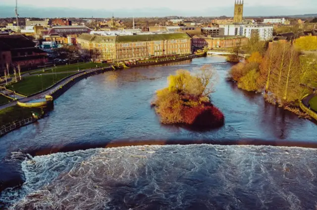 River Derwent in Derby