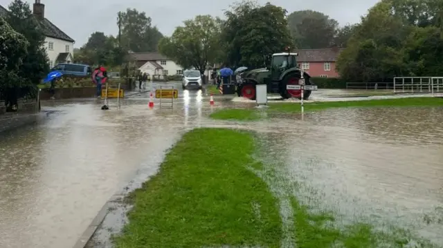 Flooding in Grundisburgh