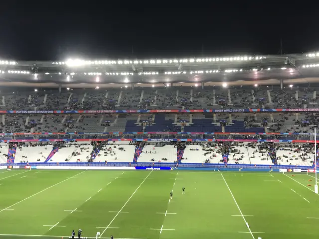 Rain at Stade de France