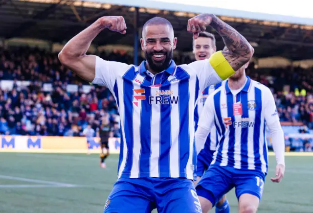 Kyle Vassell enjoyed his goal for Kilmarnock