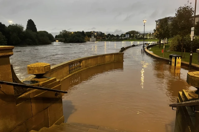 Flooding in Derby