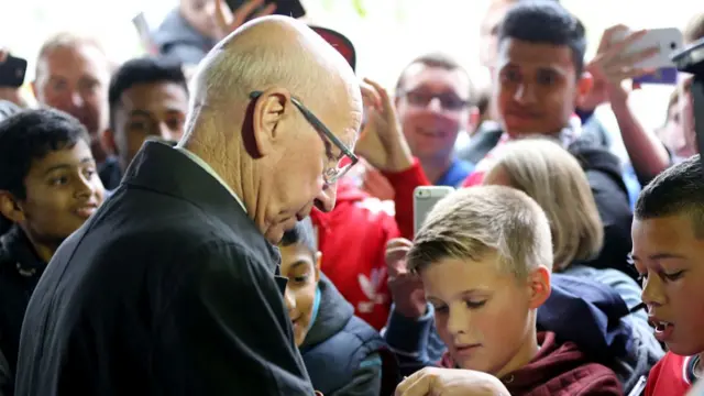 Manchester United football legend Bobby Charlton