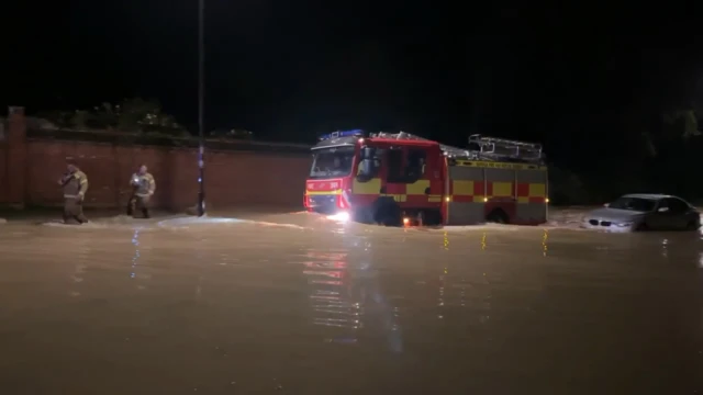 Flooding in Long Melford