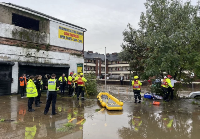 Flooding in Derby