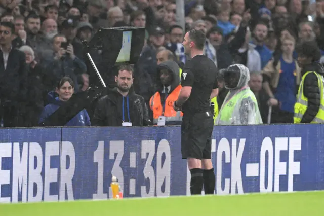 Kavanagh goes to the VAR screen.