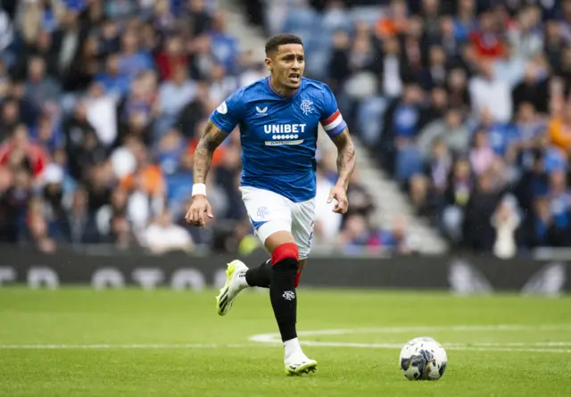 Rangers captain James Tavernier