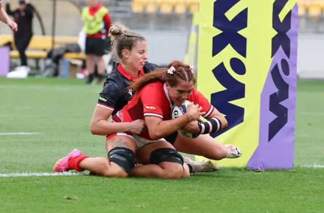 Georgia Evans brings Wales back into it