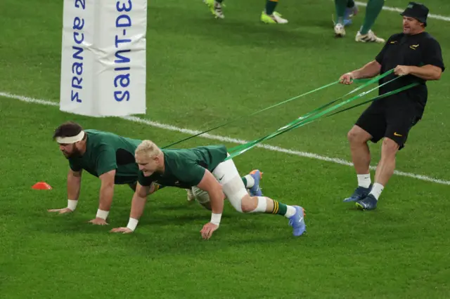 South Africa warm-up