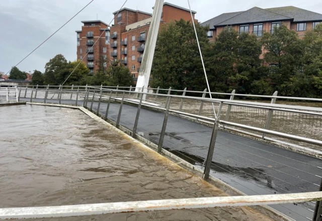 Flooding in Derby