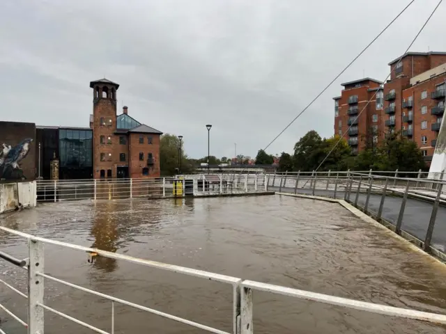 Flooding in Derby