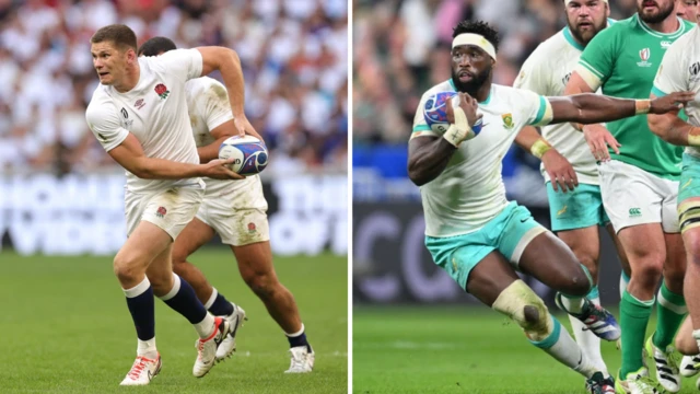 Owen Farrell and Siya Kolisi collated image