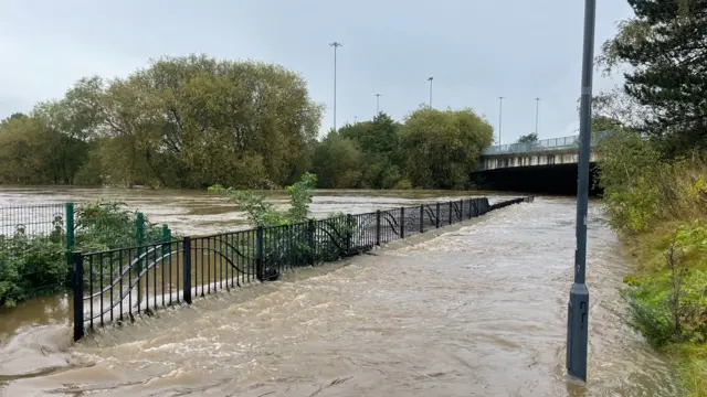 Flooding in Derby