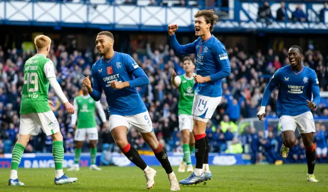 Rangers blew Hibernian away at Ibrox