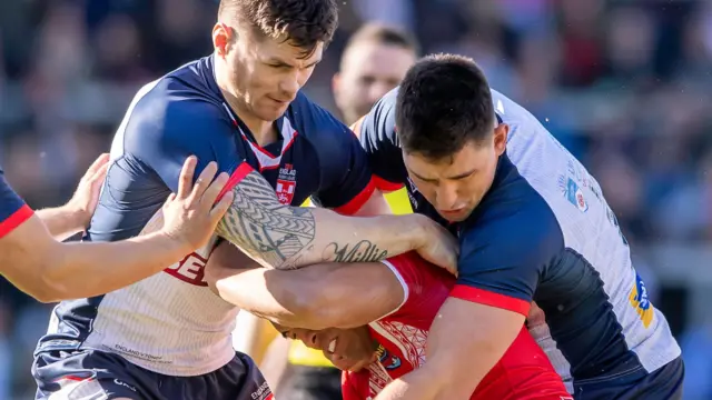 Tonga carry against England