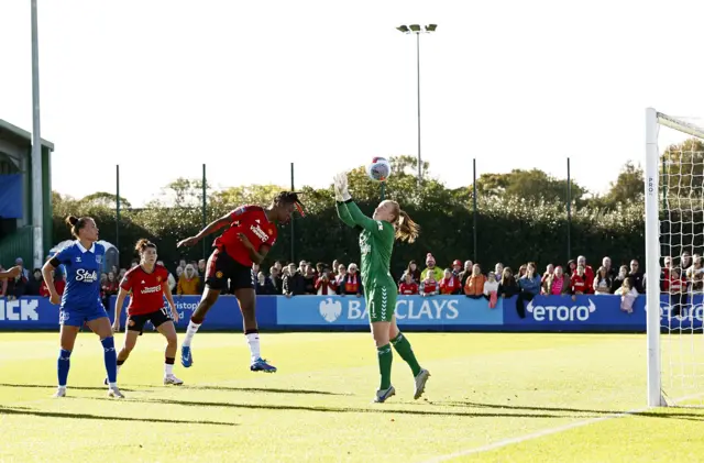 Melvine Malard scores their first goal