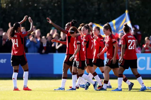 Melvine Malard celebrates