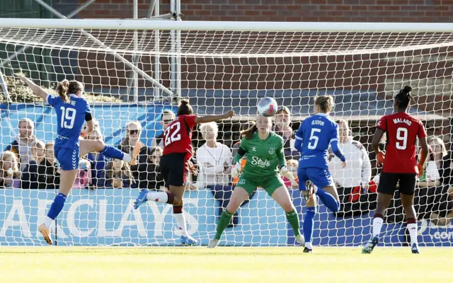 Nikita Parris scores their second goal