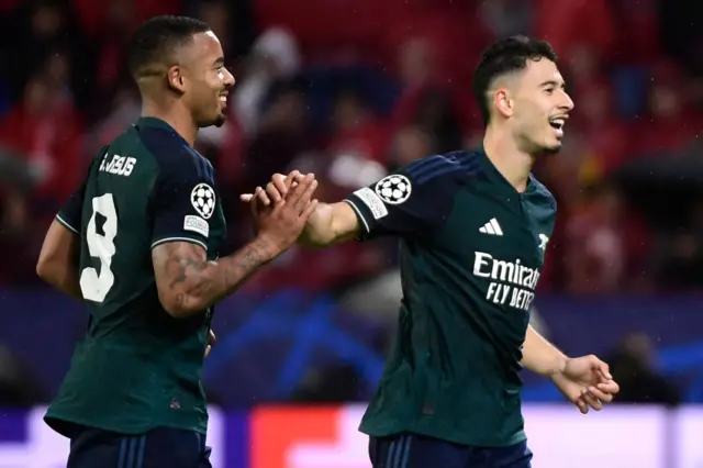 Gabriel Jesus and Gabriel Martinelli