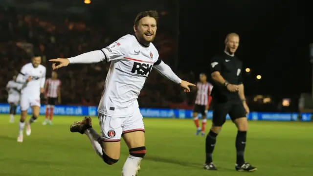 Charlton celebrate