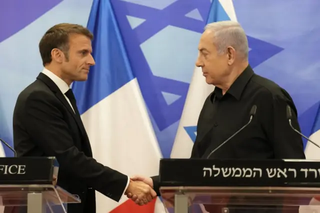 Macron and Netanyahu