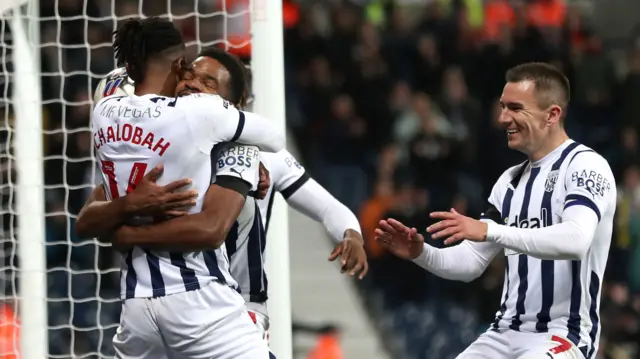 West Brom celebrate