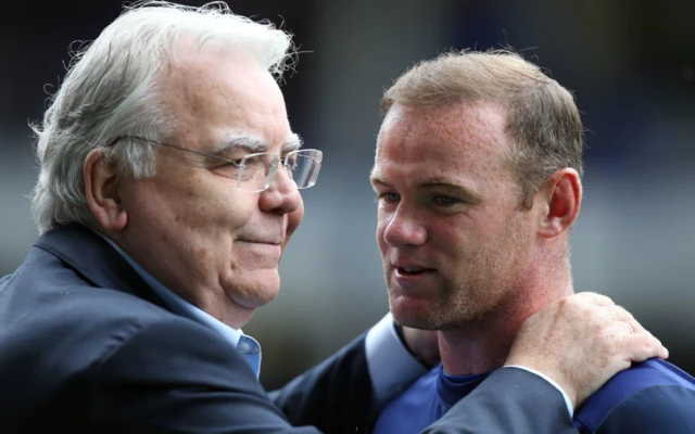 Bill Kenwright pictured with Wayne Rooney