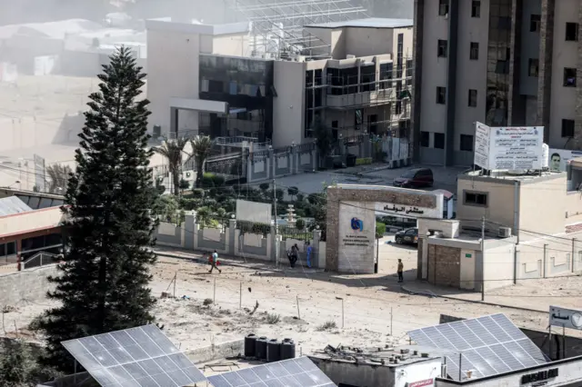 al-Wafa Rehabilitation hospital in Gaza City