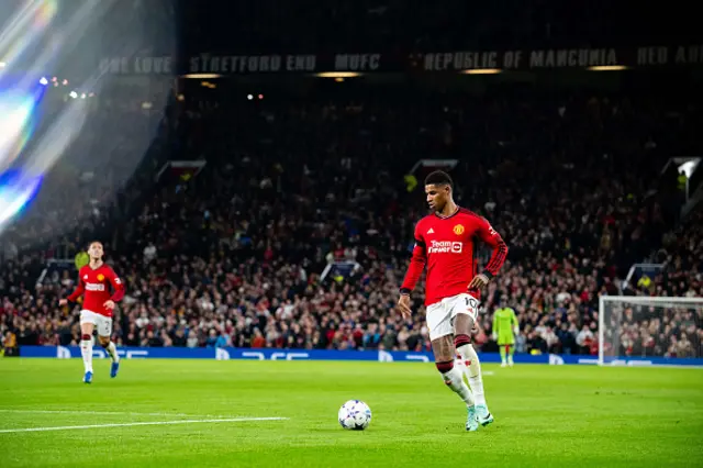 Marcus Rashford of Manchester United in action