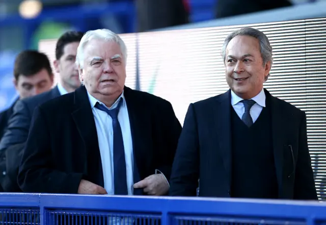 Everton FC owner Farhad Moshiri and Everton FC Bill Kenwright