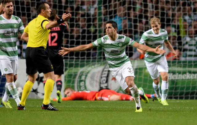 Beram Kayal was on target in a 2-1 win over Ajax in October 2013