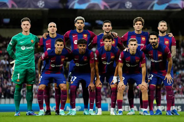 Barcelona line up