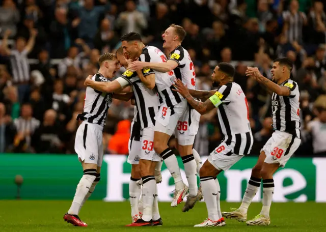 Newcastle celebrate